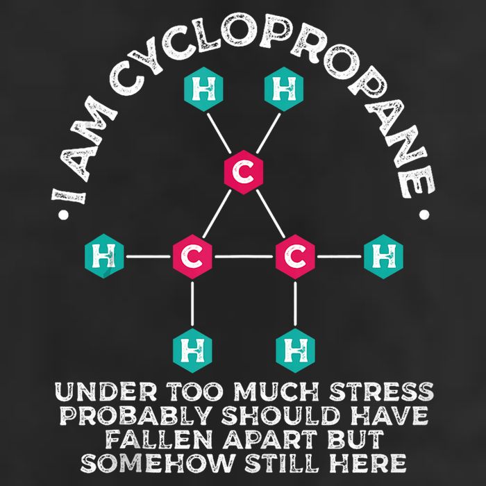 Chemistry Cyclopropane Science Nerd Geek Chemist Knit Cap Winter Beanie