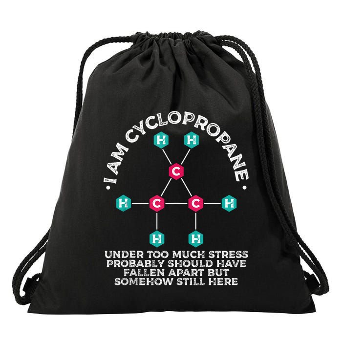 Chemistry Cyclopropane Science Nerd Geek Chemist Drawstring Bag