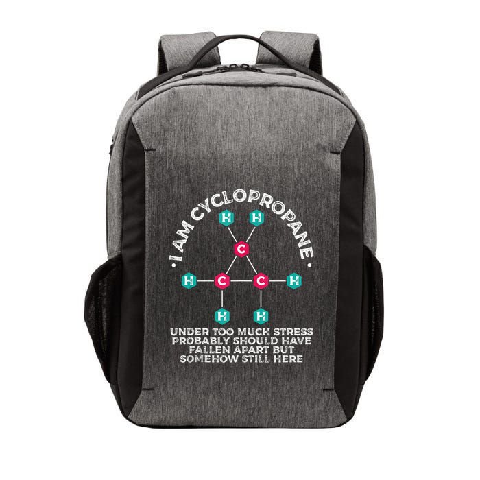Chemistry Cyclopropane Science Nerd Geek Chemist Vector Backpack
