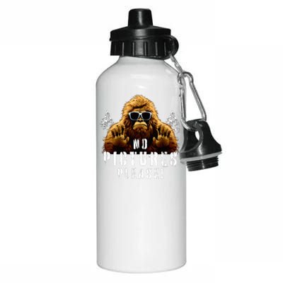 Cryptozoology Cryptid  Sasquatch Believe  Funny Bigfoot Aluminum Water Bottle