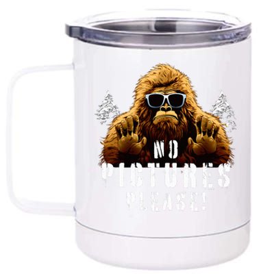 Cryptozoology Cryptid  Sasquatch Believe  Funny Bigfoot 12 oz Stainless Steel Tumbler Cup