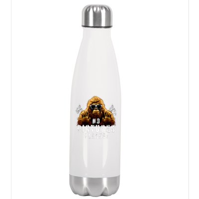 Cryptozoology Cryptid  Sasquatch Believe  Funny Bigfoot Stainless Steel Insulated Water Bottle