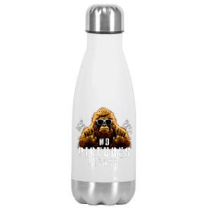 Cryptozoology Cryptid  Sasquatch Believe  Funny Bigfoot Stainless Steel Insulated Water Bottle