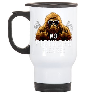 Cryptozoology Cryptid  Sasquatch Believe  Funny Bigfoot Stainless Steel Travel Mug