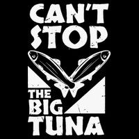 Cool Cant Stop The Big Tuna Fishing Lover Tuna Fisherman Dad 16 in Basic Backpack