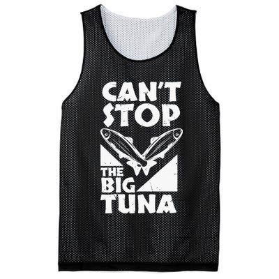 Cool Cant Stop The Big Tuna Fishing Lover Tuna Fisherman Dad Mesh Reversible Basketball Jersey Tank