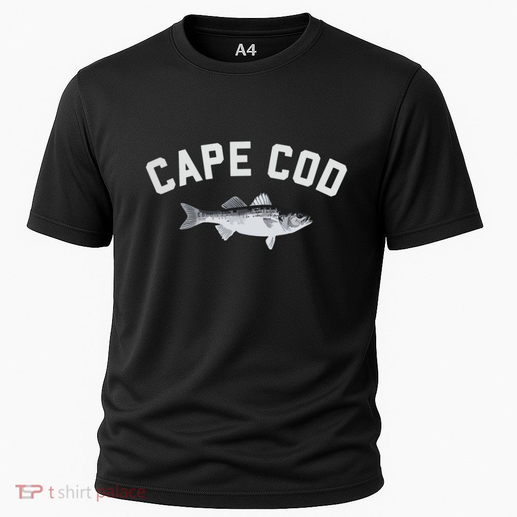Cape Cod Striper Striped Bass Fun Fishing Performance Shirt