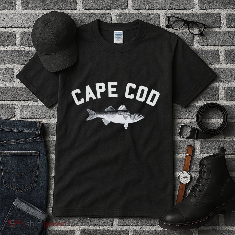 Cape Cod Striper Striped Bass Fun Fishing Tall T-Shirt