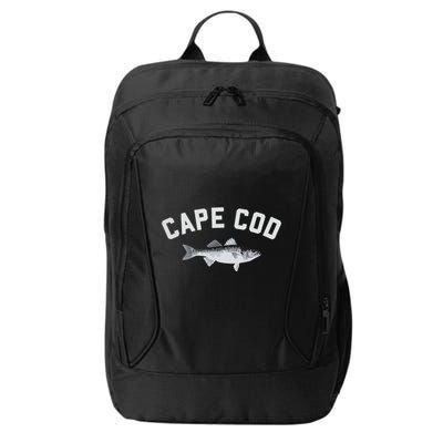 Cape Cod Striper Striped Bass Fun Fishing City Backpack