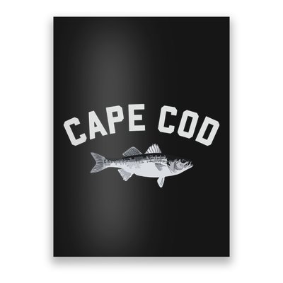 Cape Cod Striper Striped Bass Fun Fishing Poster
