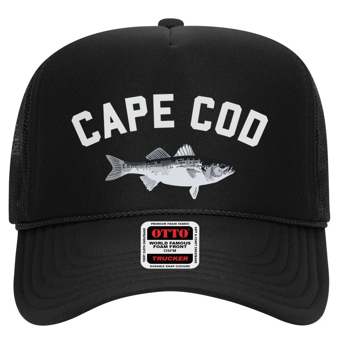 Cape Cod Striper Striped Bass Fun Fishing Hat