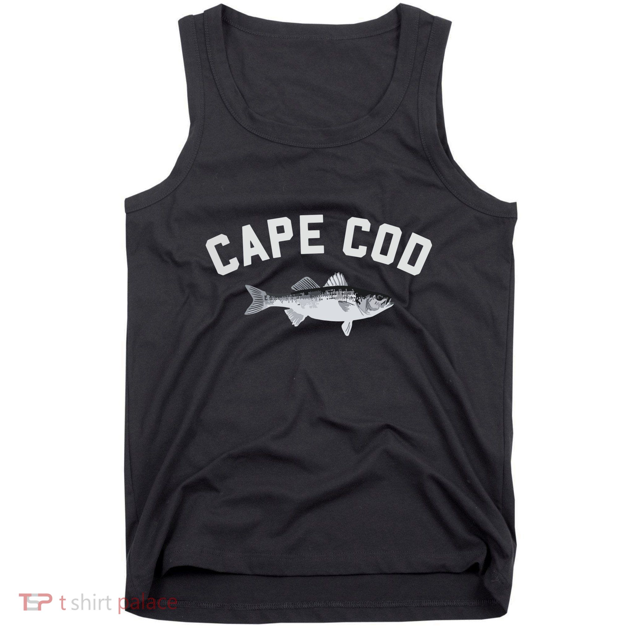 Cape Cod Striper Striped Bass Fun Fishing Tank Top