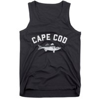 Cape Cod Striper Striped Bass Fun Fishing Tank Top