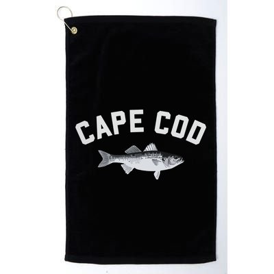 Cape Cod Striper Striped Bass Fun Fishing Golf Towel