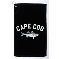 Cape Cod Striper Striped Bass Fun Fishing Golf Towel
