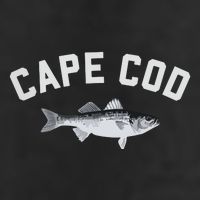 Cape Cod Striper Striped Bass Fun Fishing Microfiber Hand Towel