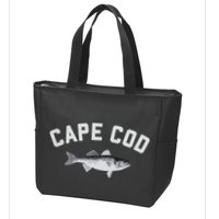 Cape Cod Striper Striped Bass Fun Fishing Zip Tote Bag