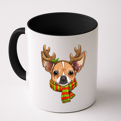 Chihuahua Christmas Santa Clause Dog Reindeer Xmas Dog Lover Gift Mug