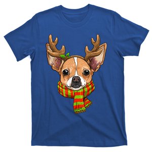 Chihuahua Christmas Santa Clause Dog Reindeer Xmas Dog Lover Gift T-Shirt