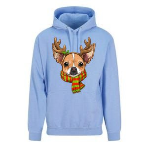 Chihuahua Christmas Santa Clause Dog Reindeer Xmas Dog Lover Gift Unisex Surf Hoodie