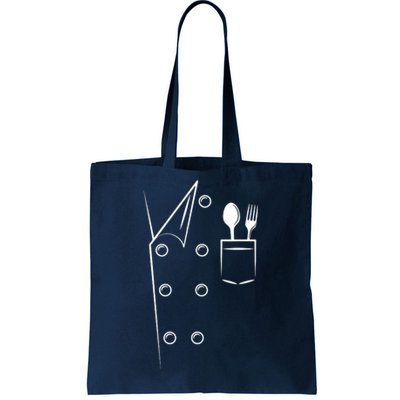 Chef Costume Spoon Fork Culinary Kitchen Chief Cook Cuisine Tote Bag