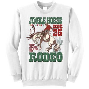 Cowboy Christmas Sweater Giddy Up Jingle Horse Pick Up Your Feet Sweatshirt