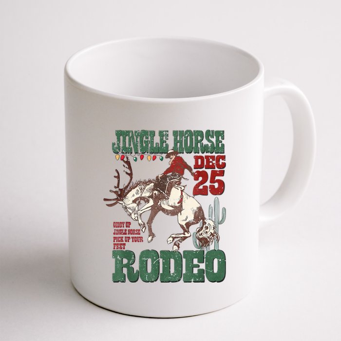 Cowboy Christmas Sweater Giddy Up Jingle Horse Pick Up Your Feet Coffee Mug