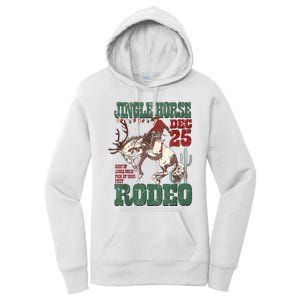 Cowboy Christmas Sweater Giddy Up Jingle Horse Pick Up Your Feet Women's Pullover Hoodie