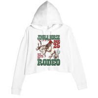 Cowboy Christmas Sweater Giddy Up Jingle Horse Pick Up Your Feet Crop Fleece Hoodie