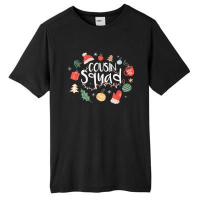 Christmas Cousin Squad Crew Matching Family Group Xmas Party Meaningful Gift Tall Fusion ChromaSoft Performance T-Shirt