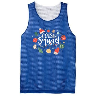 Christmas Cousin Squad Crew Matching Family Group Xmas Party Meaningful Gift Mesh Reversible Basketball Jersey Tank