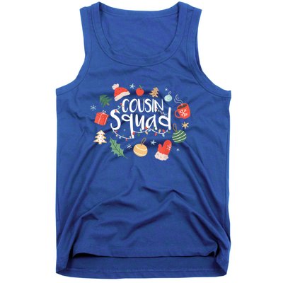 Christmas Cousin Squad Crew Matching Family Group Xmas Party Meaningful Gift Tank Top