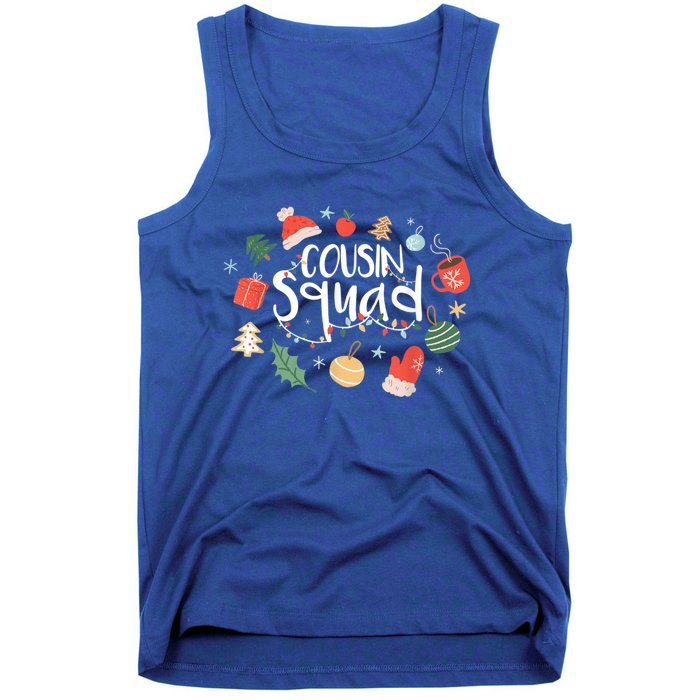 Christmas Cousin Squad Crew Matching Family Group Xmas Party Meaningful Gift Tank Top