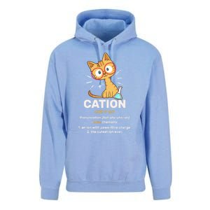 Cation Cute Science Cat Pawsitive Elet Chemistry Teacher Great Gift Unisex Surf Hoodie