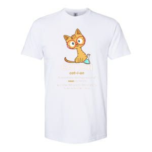 Cation Cute Science Cat Pawsitive Elet Chemistry Teacher Great Gift Softstyle CVC T-Shirt