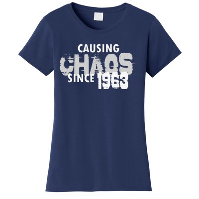 Causing Chaos Since 1963 Funny 56th Birthday Women's T-Shirt