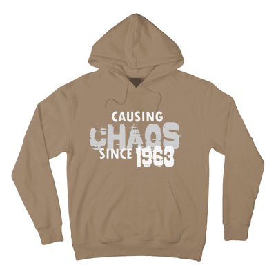 Causing Chaos Since 1963 Funny 56th Birthday Hoodie