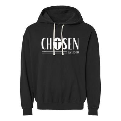 Chosen Christian Streetwear John 1516 Garment-Dyed Fleece Hoodie