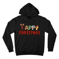 Christmas Cute Santa Cute Reindeer Hoodie