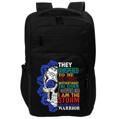 Colon Cancer Survivor Gift Colon Cancer Warrior Gift Impact Tech Backpack