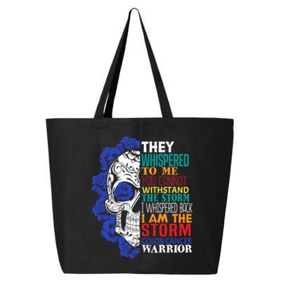 Colon Cancer Survivor Gift Colon Cancer Warrior Gift 25L Jumbo Tote