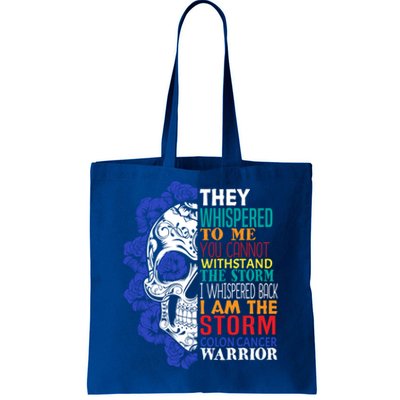 Colon Cancer Survivor Gift Colon Cancer Warrior Gift Tote Bag