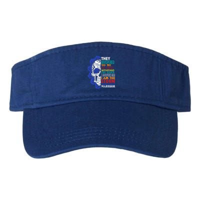 Colon Cancer Survivor Gift Colon Cancer Warrior Gift Valucap Bio-Washed Visor