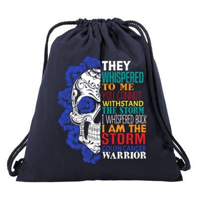 Colon Cancer Survivor Gift Colon Cancer Warrior Gift Drawstring Bag