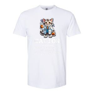 Cation Cute Science Cat Pawsitive Elet Chemistry Teacher Cute Gift Softstyle CVC T-Shirt