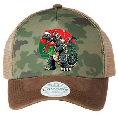 Cool Christmas Santa Japanese Monster Kaiju Legacy Tie Dye Trucker Hat