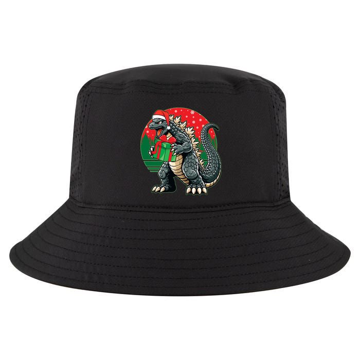 Cool Christmas Santa Japanese Monster Kaiju Cool Comfort Performance Bucket Hat