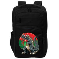 Cool Christmas Santa Japanese Monster Kaiju Impact Tech Backpack