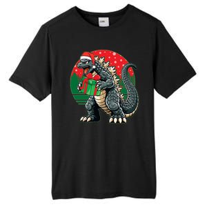 Cool Christmas Santa Japanese Monster Kaiju Tall Fusion ChromaSoft Performance T-Shirt