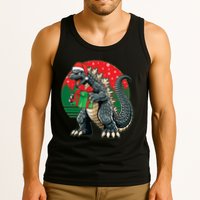 Cool Christmas Santa Japanese Monster Kaiju Tank Top